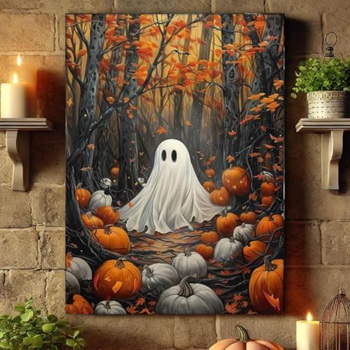 Arttoplus Halloween Paint by Numbers Kit for Adults Beginner 16x20in, Ghost