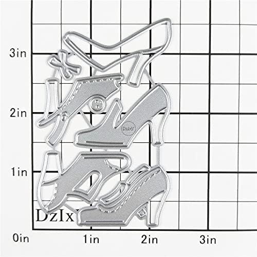 Beautiful High Heels Metal Cutting Dies for Card Making