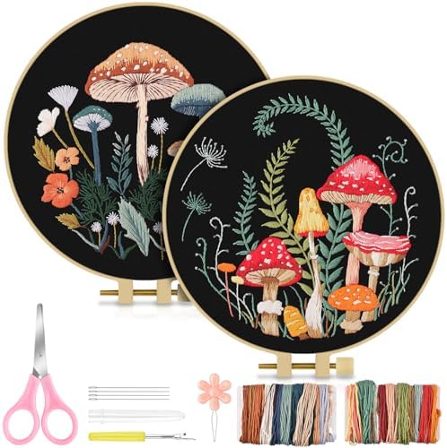 TINDTOP Embroidery Kit for Adult Beginners, Embroidery DIY Starter Kit