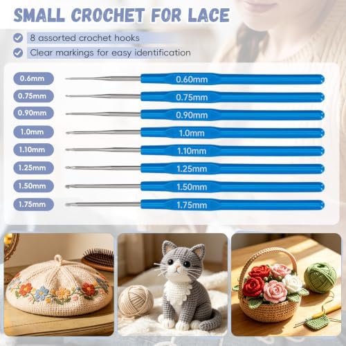 GMAK Crochet Kit for Beginners Adults, All in One Crochet Set Include Yarns