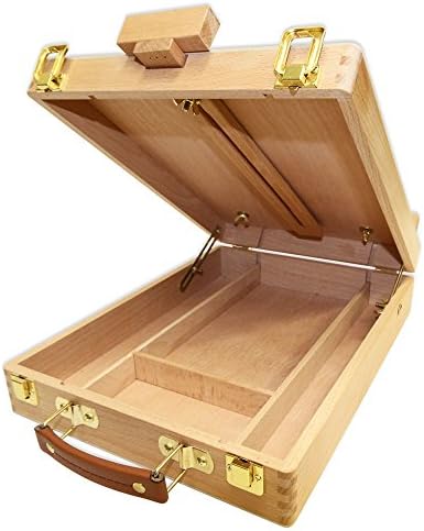 Mont Marte Tabletop Easels for Painting, Desk Box Easels for Kids Adults&Artists,Beech Wood