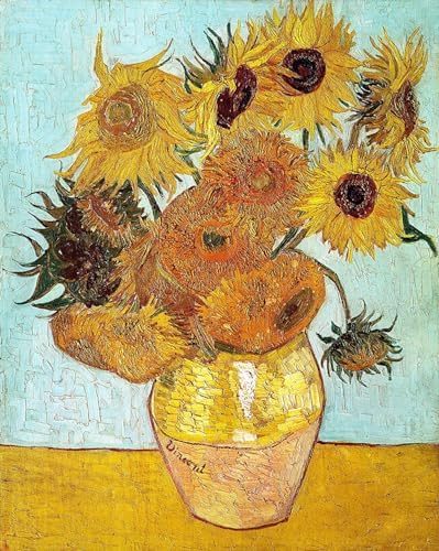 VeGuude Diamond Art Kits forAdults,Van Gogh Sunflowers Diamond Painting Kit