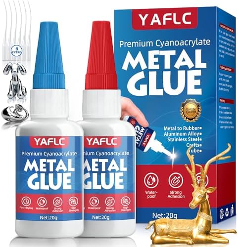 Metal Glue, Liquid Super Glue for Metal 40g