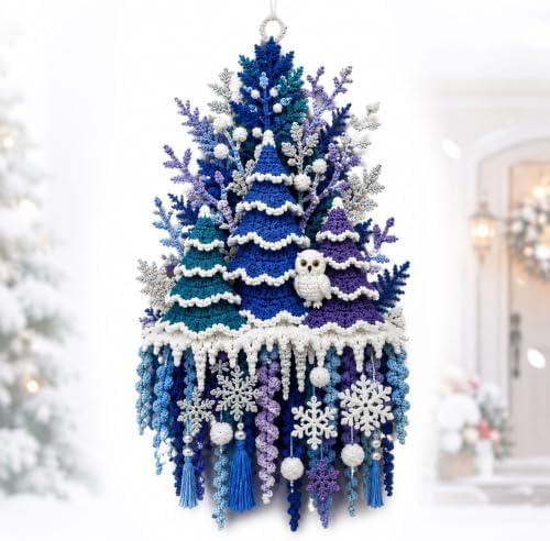 DIY Seasonal 3D Crochet Door Hanger Kit Collection, Easy Beginners