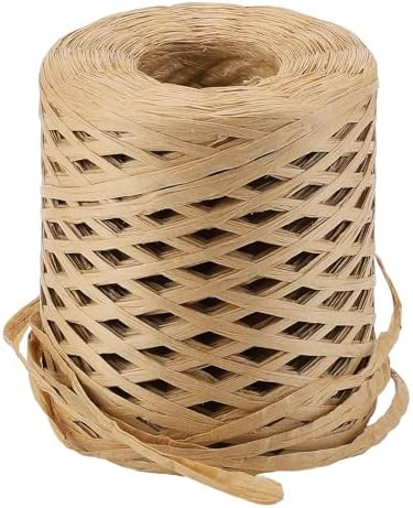woric Raffia Ribbon 262 Yards (787 Feet) Raffia Yarn Craft Ribbon