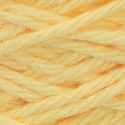 Lily Sugar'n Cream Cotton Cone Yarn, 14 oz, Yellow, 1 Cone