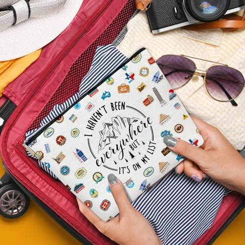 Travel Gifts for Women, Travel Essentials Makeup Bag