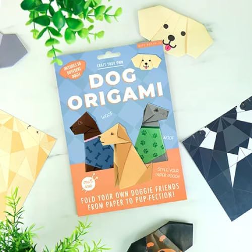 Gift Republic Dogs DIY Origami Kit, Multicolor