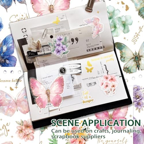 Butterfly Sticker Book 36 Sheets 300+ Pcs Aesthetics Stickers