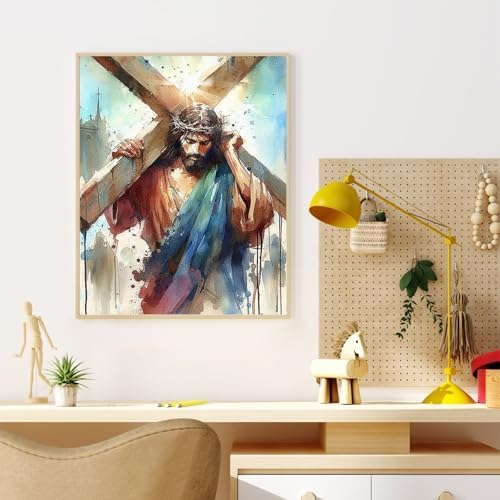 Dawnsphere Jesus Paint by Numbers Kit for Adults Without Frame 16x20 in