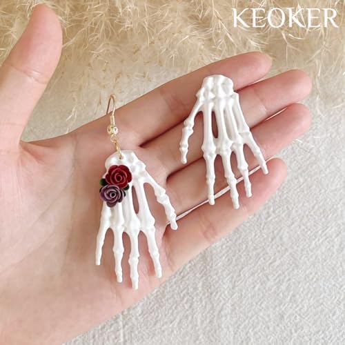 KEOKER Halloween Polymer Clay Molds - Earring Molds for Jewelry & Decoration (Substitute Polymer Clay Cutters)