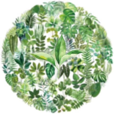 Transparent Flora Leaf Scrapbook Stickers Plant Leaf Stickers(G100)