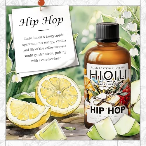 HIQILI Hip Hop Fragrance Oil for Diffuser, Home & Aromatherapy