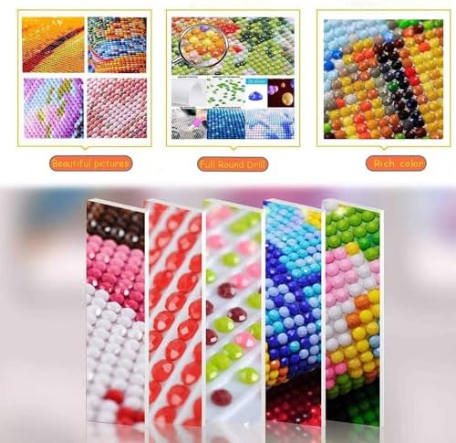 Acelii Dragon Castle 5D Diamond Painting Kits for Adults Beginners | DIY Full Round Drill Diamond Art Kits,Paint by Diamonds Dots Gem Art Crystal Easy,Home Wall Decor 13.78X13.78 Inch