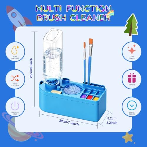 Paint Brush Cleaner Tool Water Color Brush Rinser Flush My Brush