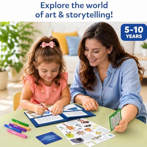 Skillmatics Storybook Art Kit – Adventures, Writing Activity, Gift for Kids