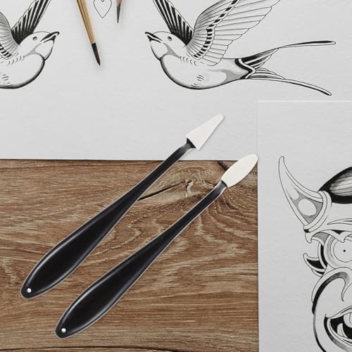 OHPHCALL Art Sketch Wipe Tool Set Blending Erasers with Sponge Pads for Drawing Suitable for Artists and Students Versatile Sketching Accessories for Unique Effects