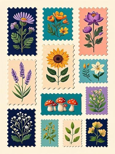 Flowers Diamond Art Kits for Adults, Diamond Art Painting Kits for Adults