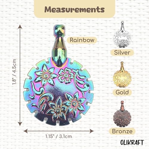 Olikraft 4-Pack Yarn Cutter Pendants (Mixed Colors)