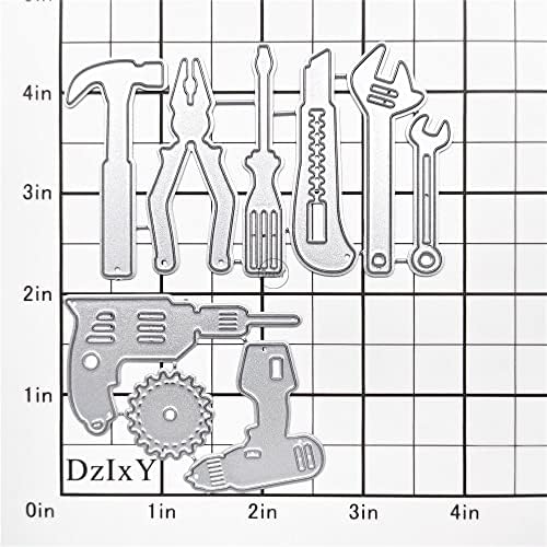 Screwdriver Hammer Metal Cutting Dies for Card Making