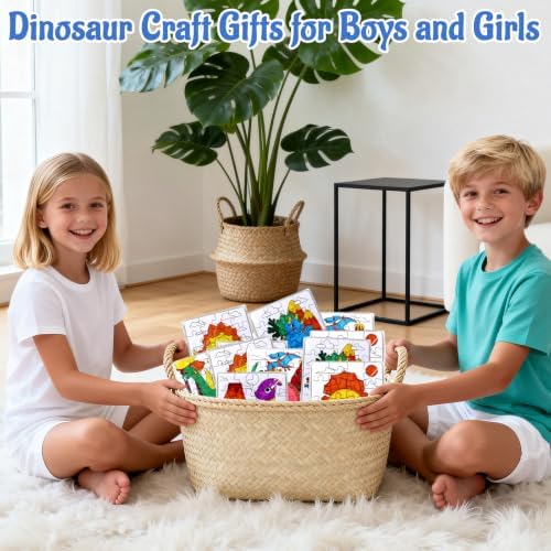 Dinosaur Puzzles for Toddlers 2-4, Dinosaur Crafts DIY Art Activities Toys