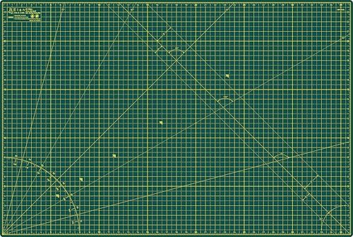 Elan Cutting Mat A1 Green, Large Self Healing Cutting Mat 24 x 36 Inch, 5-Ply Craft Board Green, Hobby Board for Crafts 24x36 Inch