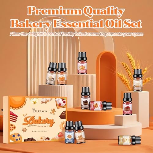 Bakery Essential Oils Set, Fragrance Oil for Diffuser
