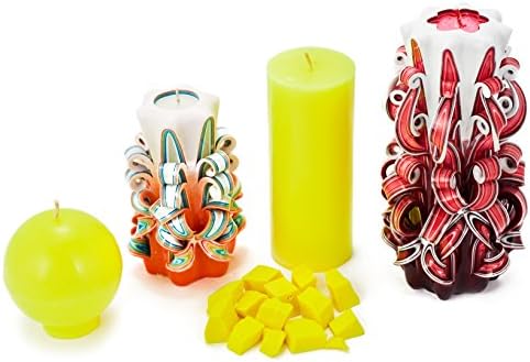 Bright Yellow Candle Wax Dye 2 oz - Candle Color Dye Blocks