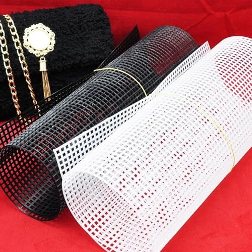 Allazone 3 PCS Plastic Canvas, 19.3 x 13 Inch Plastic Mesh Sheet for Cross Stitch, Embroidery, Knit Crochet Projects