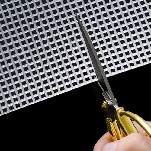 7 PCS Plastic Canvas Sheets, 6 Count Plastic Mesh Sheets for Embroidery, 9.84 x 13 Inch Eye Mesh for Embroidery, Knit Crochet Projects, DIY Handicraft, Make Dividers