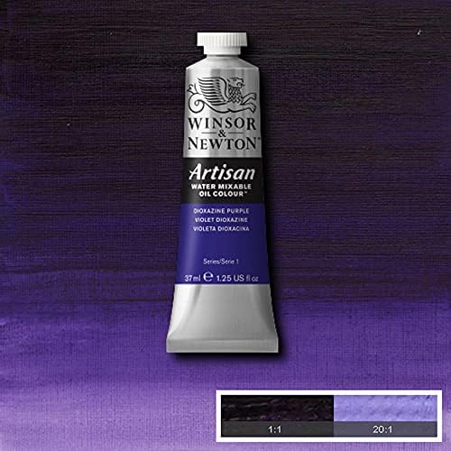 Winsor & Newton Artisan Water Mixable Oil Colour, 1.25-oz (37ml), Dioxazine Purple