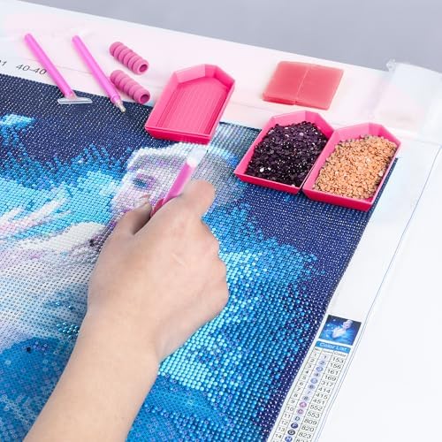 55PCS Diamond Art Accessories Tools Multiple Sizes Diamond Painting Kits