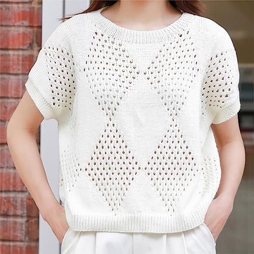 Fine Weight Knitted and Crocheted Cotton Yarn, 100% Long Staple Cotton Yarn, Baby Sports, 2 Packages of 100g/3.52oz (Per Skein 50g/162yards)-Jade White