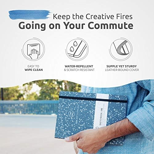 ZenART B5 (7x10) Travel Artist Small Sketchbook/Drawing Book - 120GSM 160P