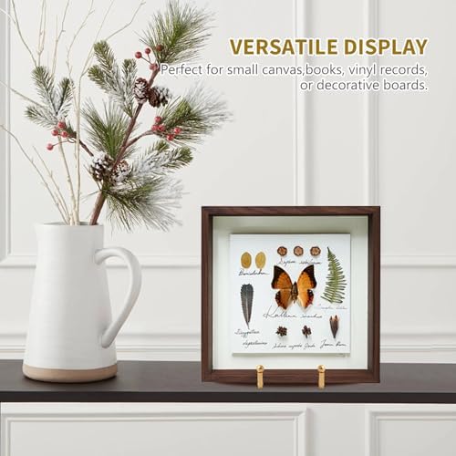 Plate Holder Easel Display Stand - 6 inch Metal Plate Stands for Display - Tabletop Picture Stand - Gold Iron Easels for Display Pictures | Photo Frames | Book | Decorative Plates | Plaque - 2 Pack