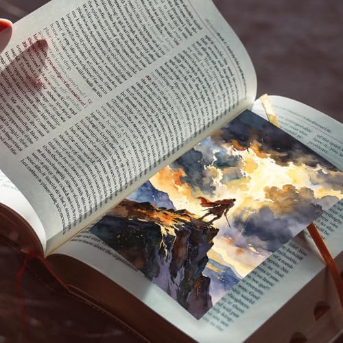 15PCS Bible Page Inserts for Women Christian Bookmarks & Bible Tip Ins Fantasy Bible Bookmarks Bible Journaling Supplies Bible Accessories for Women Church Gifts for Readers & Moms