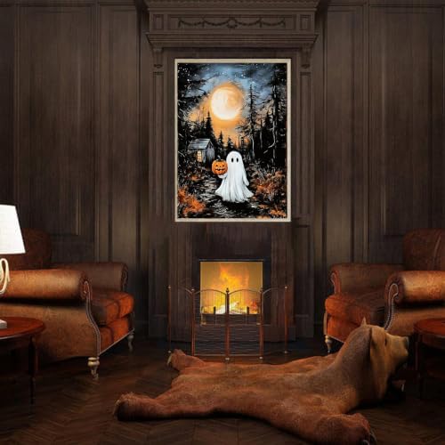SUJINMEI Halloween Paint by Numbers Kit for Adults Without Frame 16X20 inch