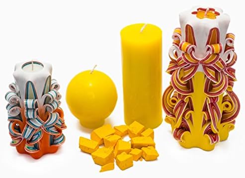 Yellow Candle Wax Dye 2 oz - Candle Color Dye Blocks