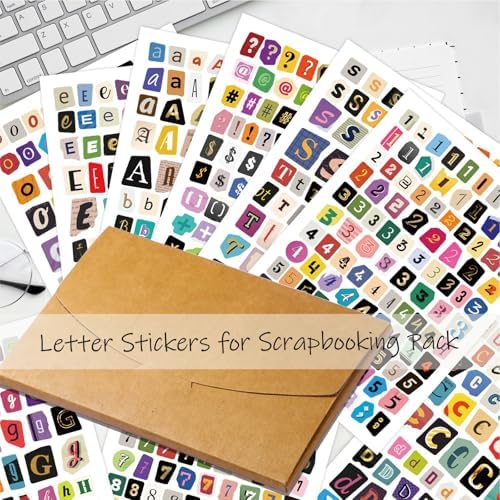 1560Pcs Letter Stickers for Scrapbooking