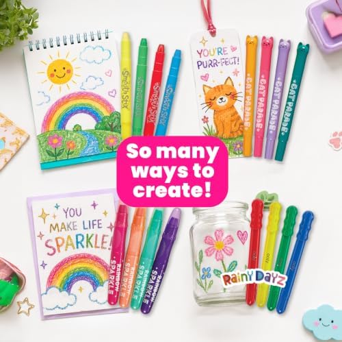 Ooly Smooth Stix Watercolor Gel Crayons, Set of 24