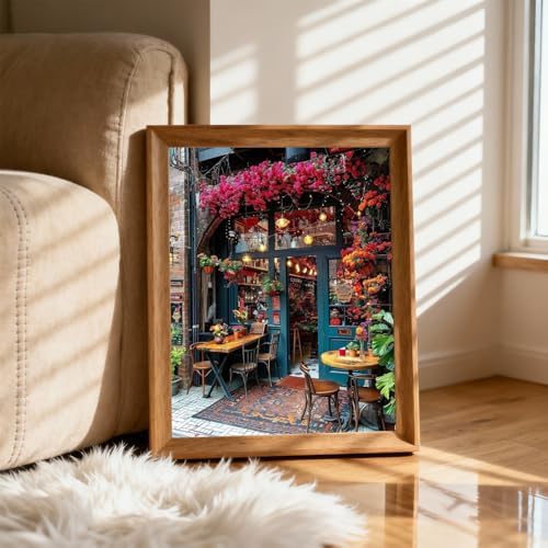 Amaieuin Bookstore Paint by Numbers Kit for Adults,Paint by Number Adult Bookstore,Adult Paint by Numbers for Home Decor Gifts 16x20in