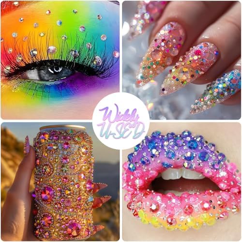 3 Boxes 150000+Pcs Rhinestones for Bedazzling Kit 3mm
