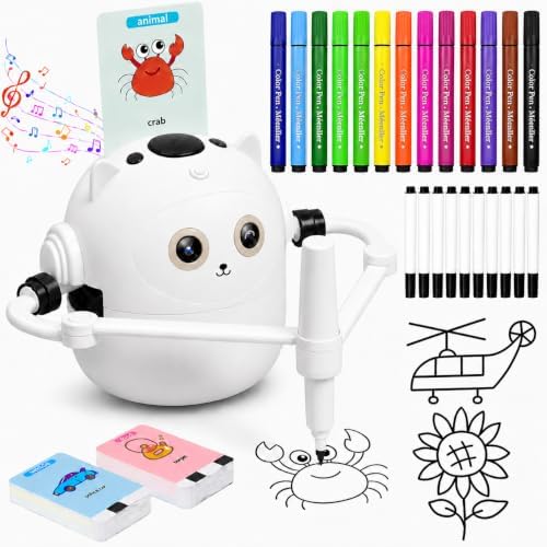 Replacement Refill Pens Compatible with Kids Drawing Robot, Spare Pen Accessories for Automatic Drawing Robot Toy