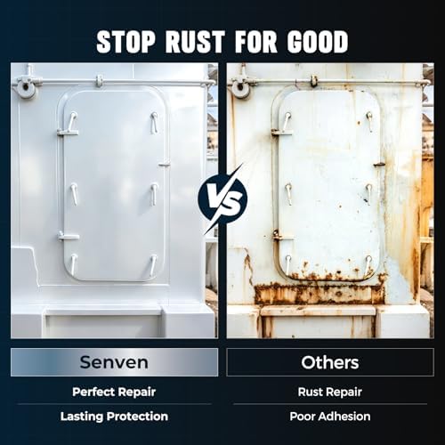 Metal Paint White 5.3oz Waterpoof Anti Rust Preventative White Paint for Metal, Anti Rust Enamel Multi Surface Acrylic White Paints Refinishing Kit for Metals, Gate, Fence, Railing, Craft, Wood, Walls