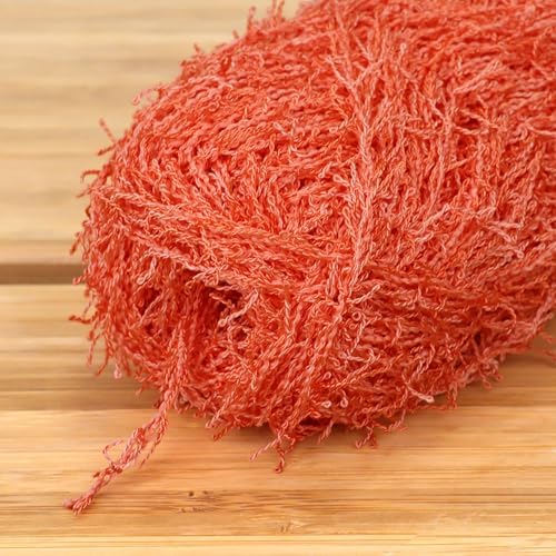 JubileeYarn Scrubby Dish Yarn - 50g/Skein Dishcloth Polyester - Coral - 4 Skeins