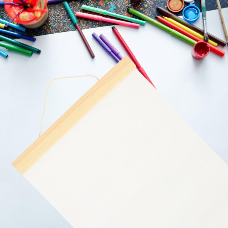 SHINEOFI Artist Oil Painting Canvas Panel 27.55X19.68X0.59 Inch Unprimed Canvas Sheet for Diy Drawing Kids Art Acrylic Watercolor Painting and Home Wall Decor