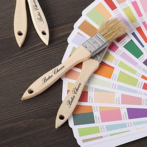 Bates- Chip Paint Brushes, 1-Inch, 12 Pack, Natural Bristle