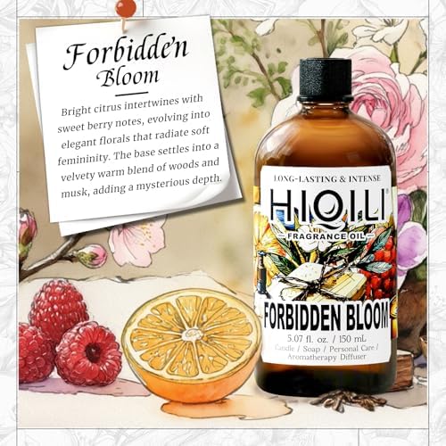 HIQILI Forbidden Bloom Fragrance Oil for Soap & Candle - 5.07 Fl Oz
