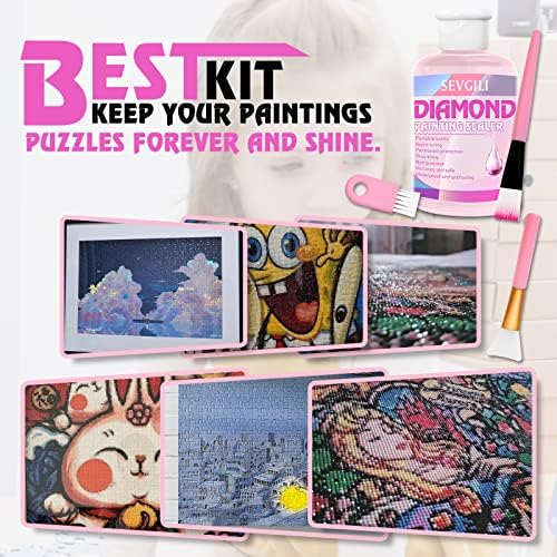SEVGILI Diamond Painting Sealer Kits 120ML, Diamond Art Sealer (4OZ)