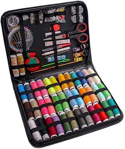 183PCS Premium Sewing Machine Kit, 38 XL Thread Spools Large Sewing Kits for Adults, College Students, Beginners, Emergency, Sewing Supplies Kit Including Professional Sewing Accessories